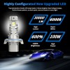 H13 Light Bulbs, 9008 Fog light 60W 16000LM Dual Beam,