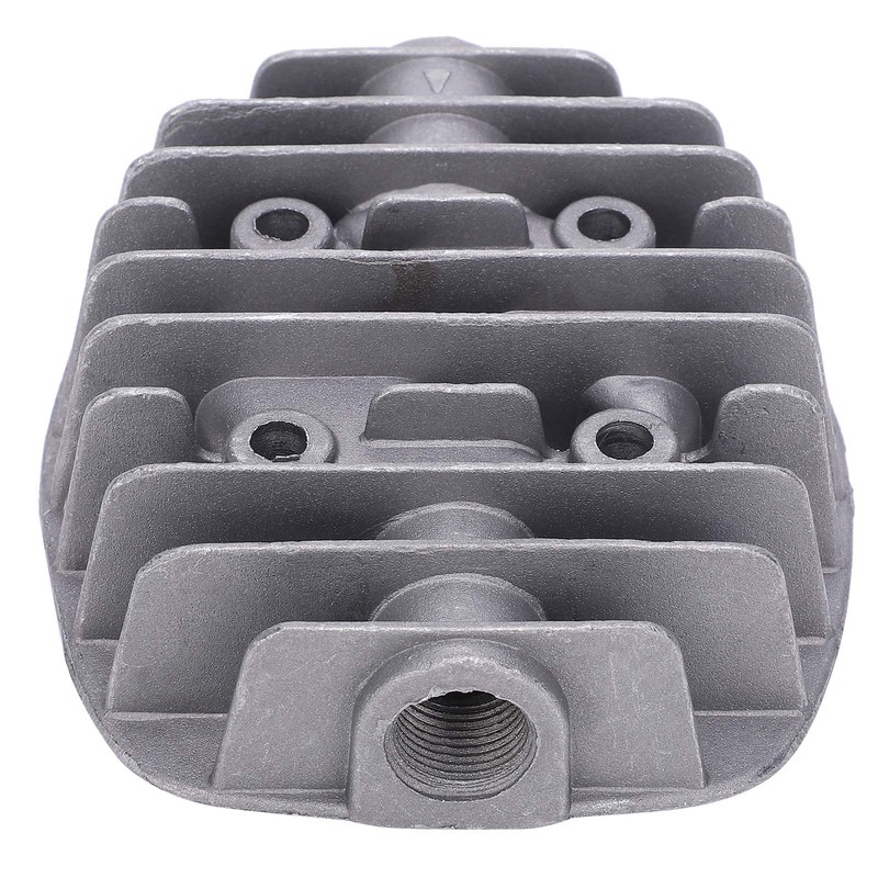 Double Cylinder Head, 2Pcs Durable Cast Aluminum Material Air Compressor