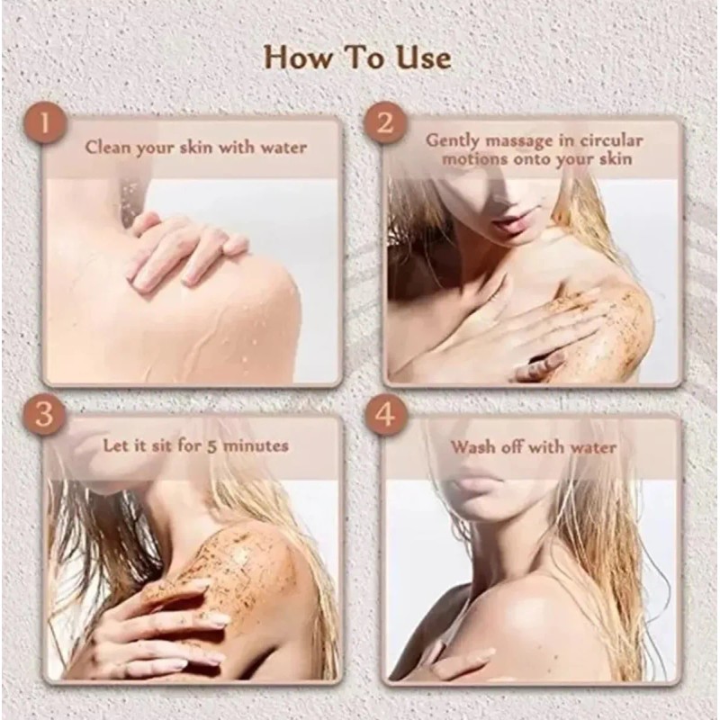 Exfoliante Facial Corporal Hidratante Aclara Manchas 500ml