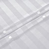 Yorkshire Bedding Single Duvet Cover Set Stripes Satin Hotel Quality