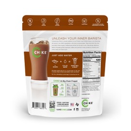 CHIKE CHIKE Natural Caffe Mocha High Protein Iced Coffee, 20 G Protein, 2 Shots Espresso, Non-GMO, Keto Friendly and Gluten Free, 14 Servings (16.3 Ounce)