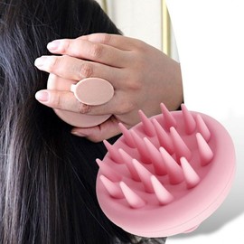 Portable Scalp Massager & Shampoo Brush for Care and Exfoliation Head 2ea