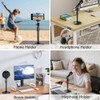 Height&Angels - Soporte ajustable para micrófono de computadora para diámetro