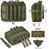 WYNEX Tactical Large Admin Pouch of Double Layer Design, Molle