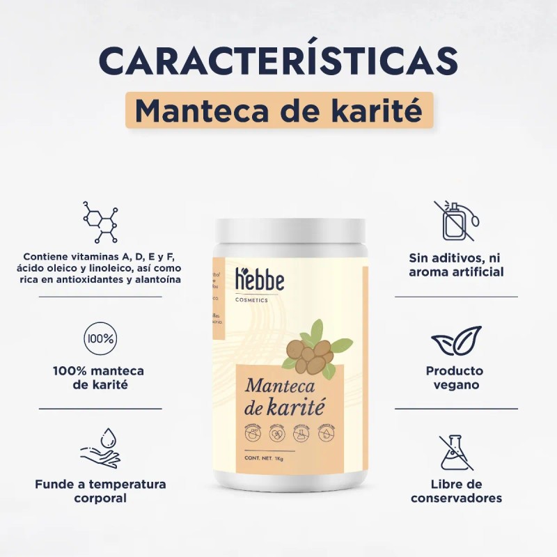 Manteca Karite Organica Natural