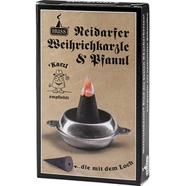 Huss - Fine Neudorfer Incense Cones with Pan Base - Karzl Recommended (Pack of 24)