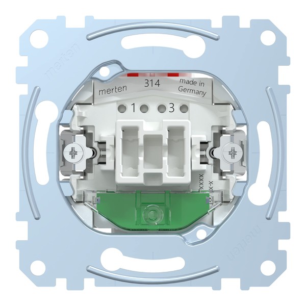 Merten MEG3102-0000 One-way switch insert 2 pole with indicator light