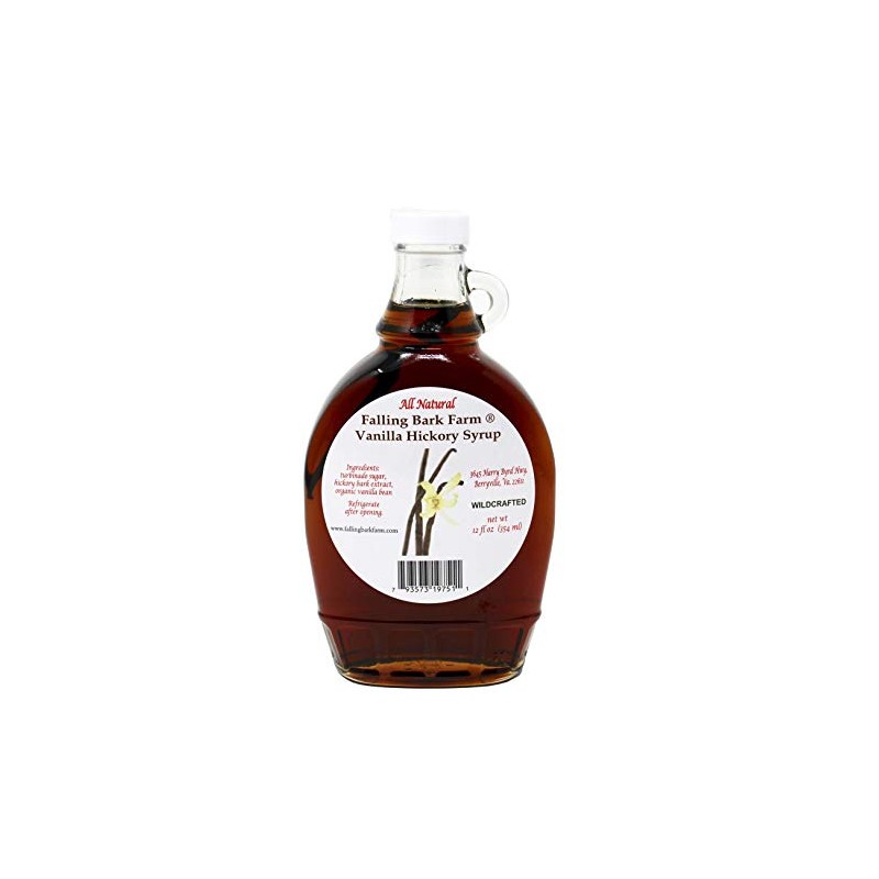 Falling Bark Farm, Vanilla Hickory Syrup, 12 Oz
