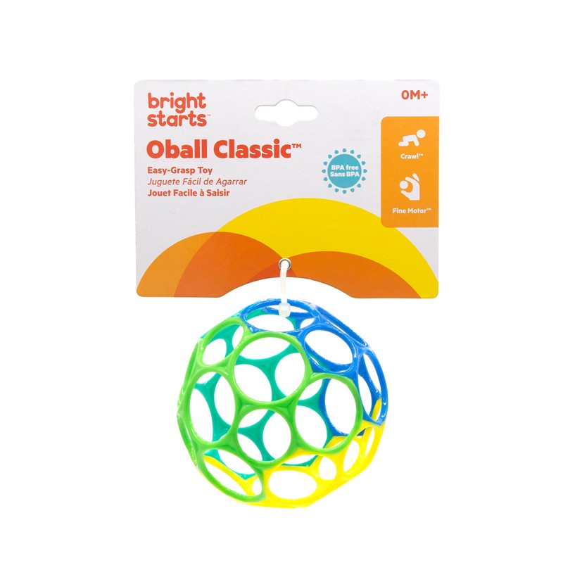 Bright Starts Oball Easy Grasp Classic Ball Infant Toy in