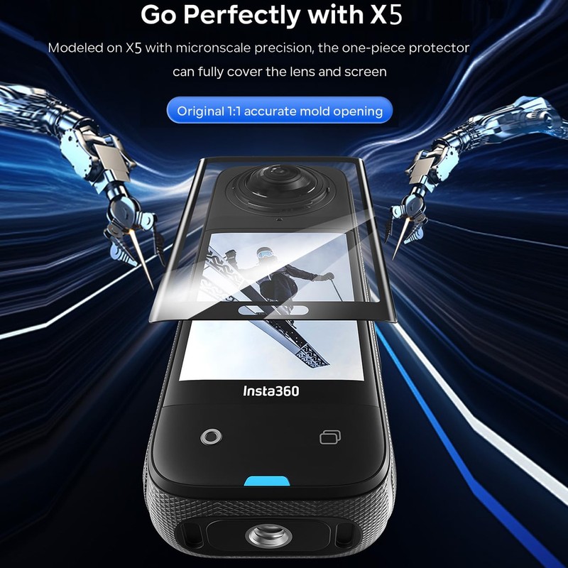 debous Insta 360 X5 Screen Protector for Insta360 X5 X