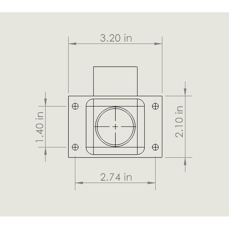 Vacuum Adapter Compatible With Vevor Pocket Hole Jig, 1.25 Inch