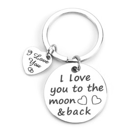 SHTALHST Keychain gifts,Keychain,Soulmate gifts,Stainless Steel Keychain Gift for Couples - Perfect Anniversary and Valentine's Day Gift for Boyfriend, Girlfriend, Husband, Wife