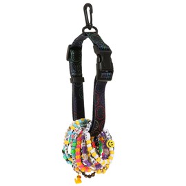 KANDI BAR Kandi Strap | Cargo Strap for Backpacks to Carry Bracelets at Festivals and Raves, Multicolor