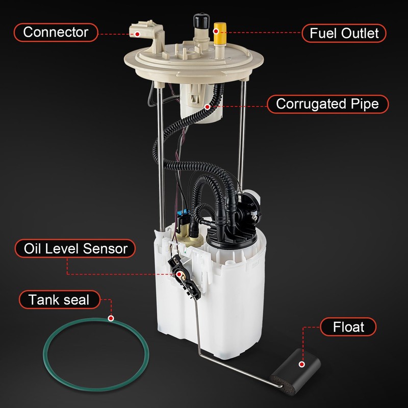 JuFenix Electric Fuel Pump Assembly Compatible with Ford F150 F-150