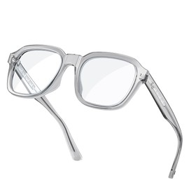 VISOONE TR90 Square Frame Blue Light Blocking Glasses Fashion Computer Eyewear for Women and Men Bennett