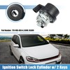 QUARKZMAN 1 Set Ignition Switch Steering Lock Cylinder with Key