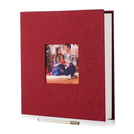 HoneyTolly Large Photo Album Self Adhesive, DIY Scrapbook Album for 3x5 4x6 8x10 Picture...
