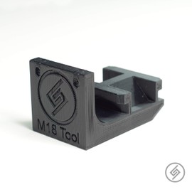 Spartan Mounts Compatible with Milwaukee M18 Power Tool | Wall Display Hook Holder | Power Tool Storage DIY Craft Room | Strong Low Profile Bracket | Convenient Easy Access Garage Organization