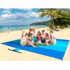 HIHOHO Beach Blanket, Sandproof Beach Mat, Waterproof Quick Drying Lightweight