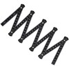 Set of 4 Folding Rulers 1 Metre Portable Plastic Folding