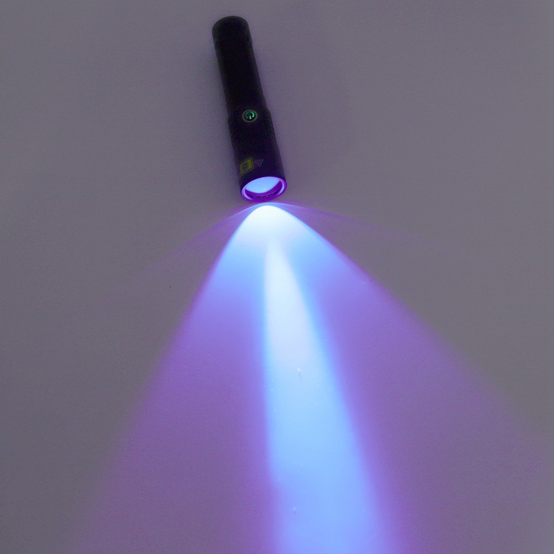 Portable 365nm UV Flashlight LED Black Light Torch for Pet