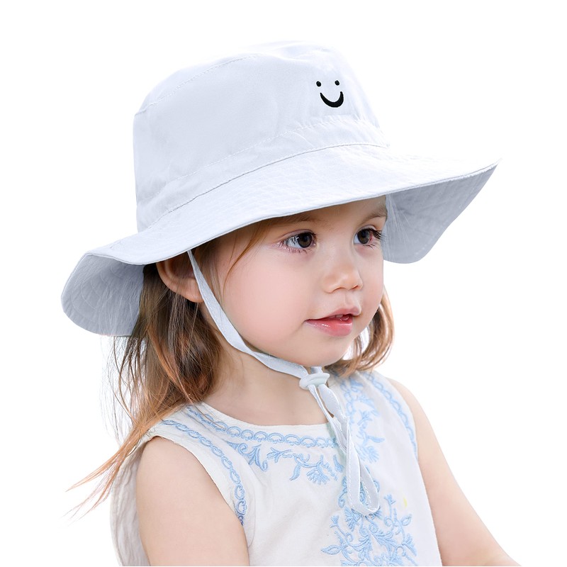 Baby Sun Hat 0-6 Months,White