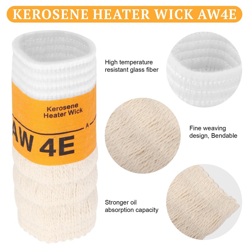 Kerosene Heater Wick AW4E Fits Sengoku Heater HMN-110 KeroHeat CTN-110