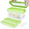 Ice Cube Tray with Lid, Food-Grade Ice Cube Moulds, Release