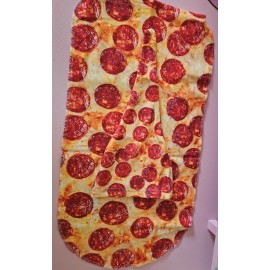 Unbranded Burrito Pizza Baby Stuff Newborn Swaddle Blanket with Beanie Set, Soft New B6