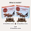 Frankincense Myrrh Backflow Incense Cones - Total 20 Incense Cones
