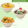 Disposable Compostable Paper Bowls Microwave Safe Bagasse Bowls 6 Oz