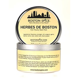 Boston Spice Herbes De Boston Herbes De Provence Handmade Herbal Gourmet Seasoning Blend Beef Steak Pork Seafood Fish Vegetables Potatoes Poultry Chicken Smoker Grilling 1 Cup wt. 3.5oz/100g