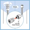 SEPLY 9 Pack Pressure Washer Extension Wand, Stainless Steel Power