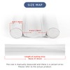 2 PACK Double Under Door Draught Excluder, 37.8 inch Door