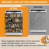 Black Cat Bookshelf Dishwasher Cover Magnet, 23 x 26 Inch