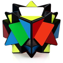 Maomaoyu Axis Cube Transformer Magic Cube 3D Puzzle Twist Brain Teasers Toy Stocking Filler (Black)