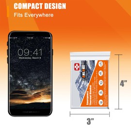 Emergency Blankets Mylar Thermal Blanket-(50 Pack) of Gigantic Space Blanket 82 * 64 in. Survival Blankets Heavy Duty Camping Gear,First Aid