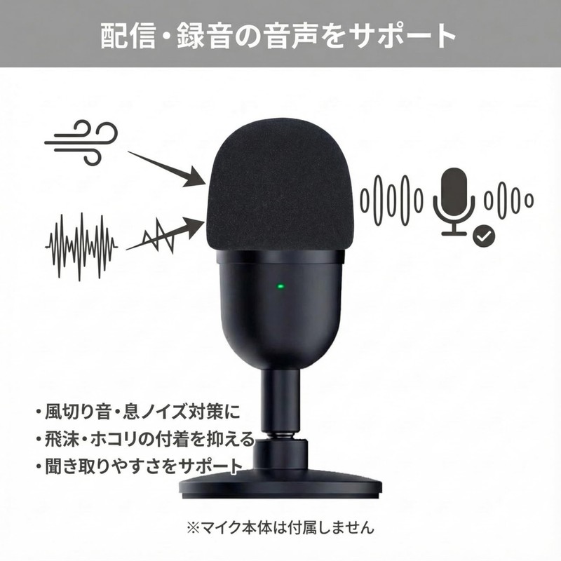 SELECOCO Razer Seiren Mini Pop Filter Windscreen