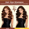 Hair Dye Shampoo Darkbrown Tinte Cubrir Canas Semi Permanent Color