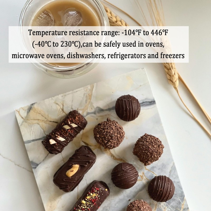 3D Silicone Sphere Molds,Sphere Chocolate Cookie Round Ball Mold