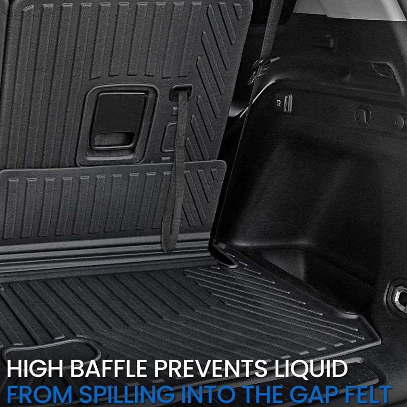 JOULARISE Cargo Mat Backrest Mats for 2021-2025 2026 Jeep Grand
