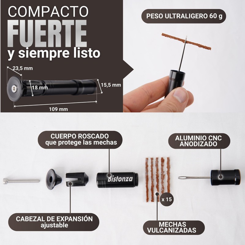 Bike Repair Kit - Includes Repair Kit - 15 Wicks