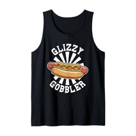 Glizzy Gobbler Hotdog Funny Meme Tank Top
