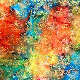 Unbranded BonEFul FQ Cotton Quilt Rainbow Color Tonal Sun Flower Dot Texture Blender SALE