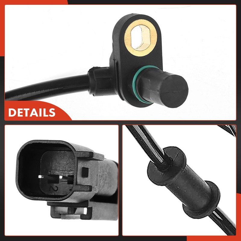 A-Premium Sensor de velocidad de rueda ABS compatible con Ram