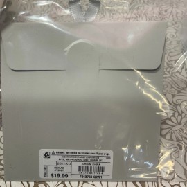 Gratitude & Grace  Two-Tone Cubic Zirconia ‘Faith’ Cross Necklace- Sliver