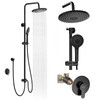 Hurran Shower System with 10 Inch Rain Shower Head and