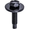 Rexka 10pcs M6-1.0 Hex Head SEMS Body Bolts for GM
