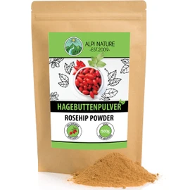 Rosehip Powder 500 g, 100% Natural, Gently Ground, Naturally Without Additives, Vegan, Rosehip Flour, Rose Hip Granules