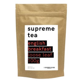 Supreme English Breakfast Tea | 100g Loose Leaf Black Tea | Bold, Full-Bodied Flavour | Handpicked from Sri Lanka | Perfect Morning Tea